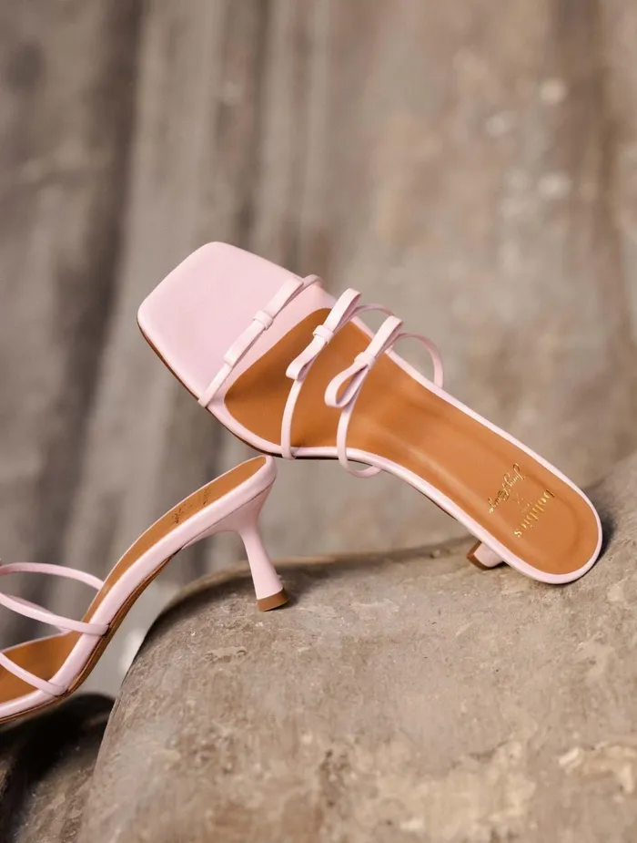 Bobbies Heeled Sandals Virna Juny Pink 8211 Women