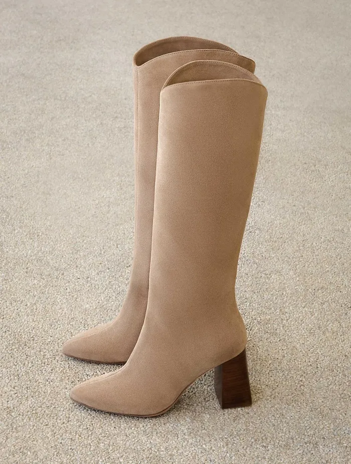 Bobbies Knee High Boots Indie Antelope 8211 Women