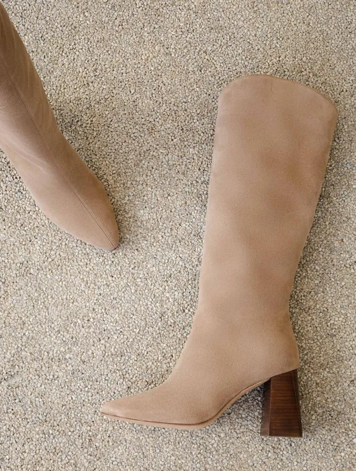 Bobbies Knee High Boots Indie Antelope 8211 Women