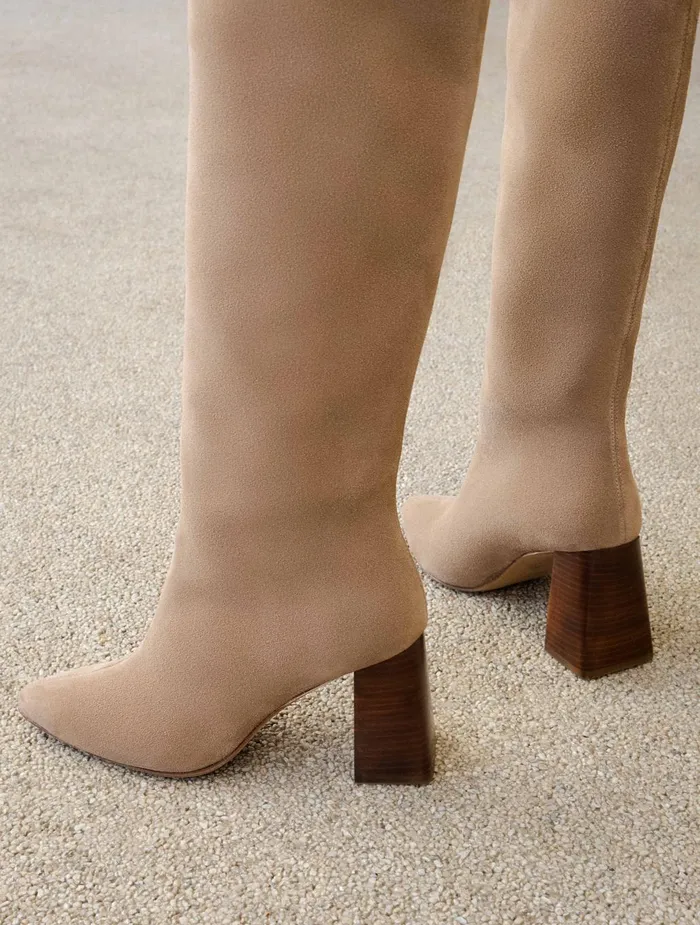 Bobbies Knee High Boots Indie Antelope 8211 Women