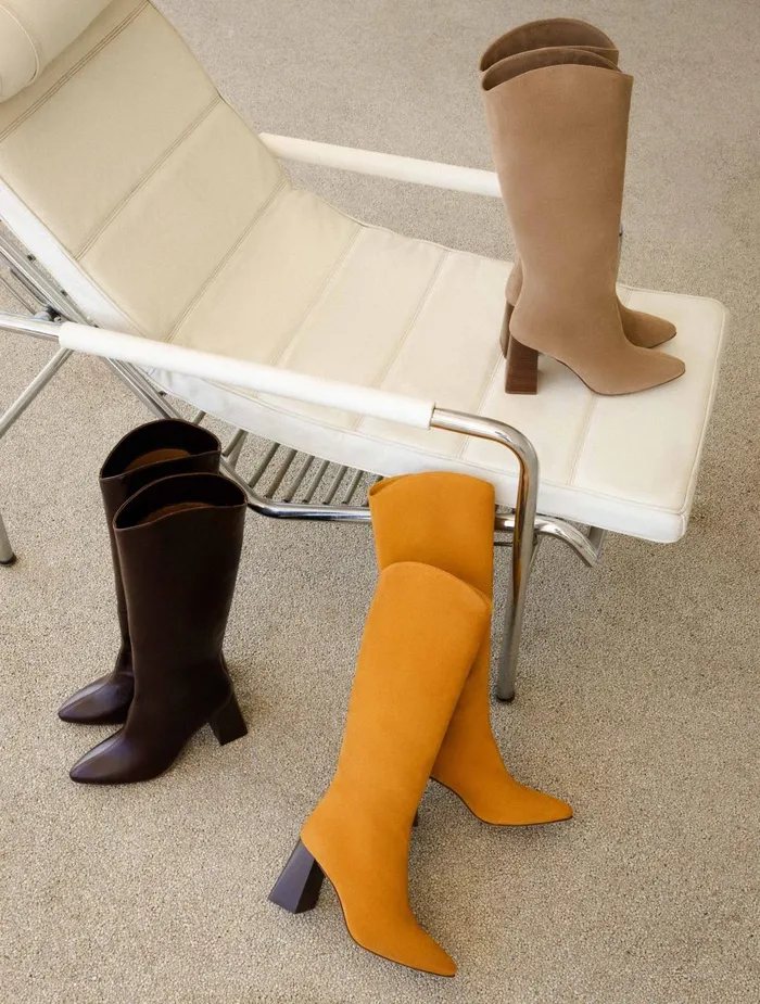 Bobbies Knee High Boots Indie Antelope 8211 Women