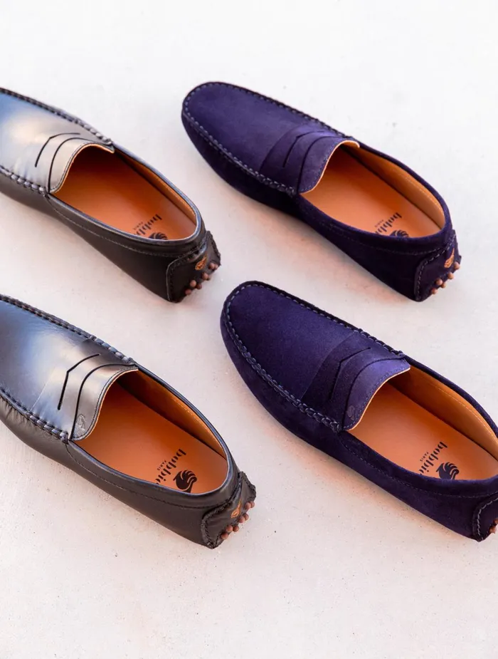 Bobbies Loafers Lewis Navy Blue 8211 Men