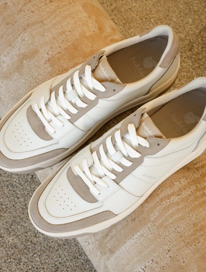 Bobbies Sneakers Cyrus Off White and Ash Beige 8211 Men