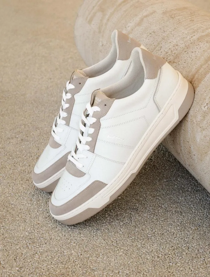 Bobbies Sneakers Cyrus Off White and Ash Beige 8211 Men