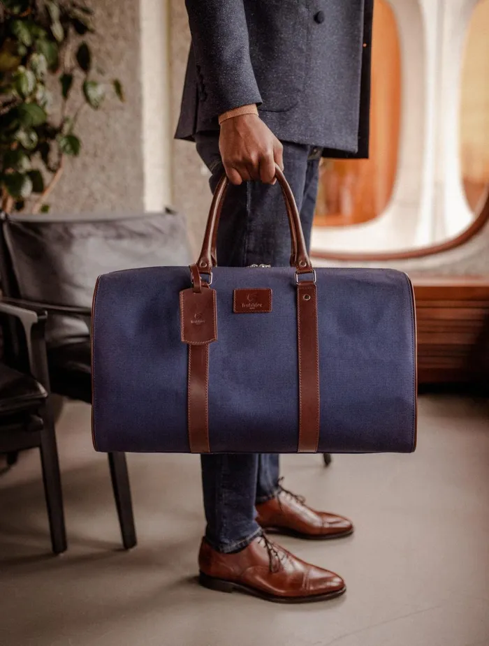 Bobbies Travel Bags Positano Navy Blue 8211 Men