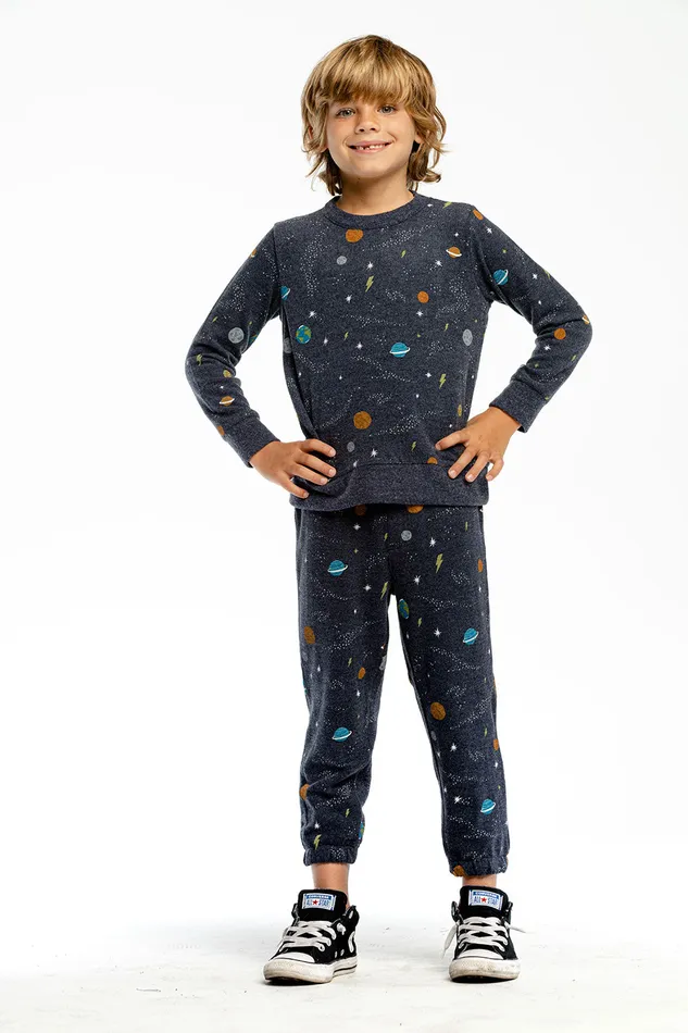 Bottoms Chaser Brand Boys Planets Pant Bottoms Chaser Brand Boys Planets Pant