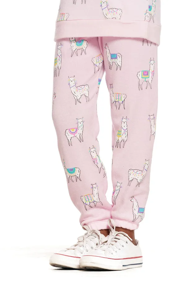 Bottoms Chaser Brand Girls Llama Party Pants