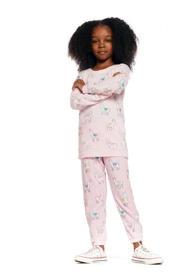 Bottoms Chaser Brand Girls Llama Party Pants