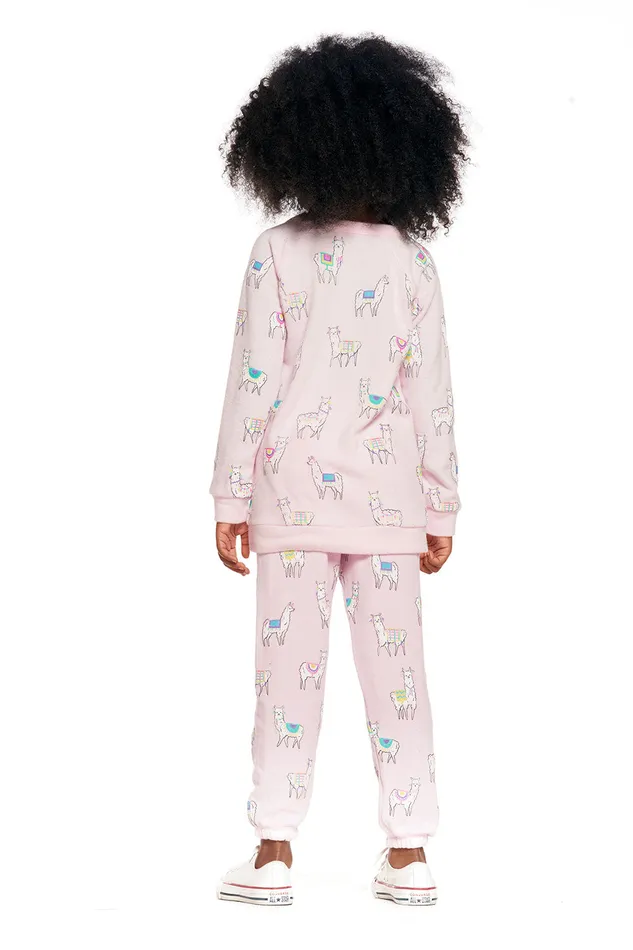 Bottoms Chaser Brand Girls Llama Party Pants