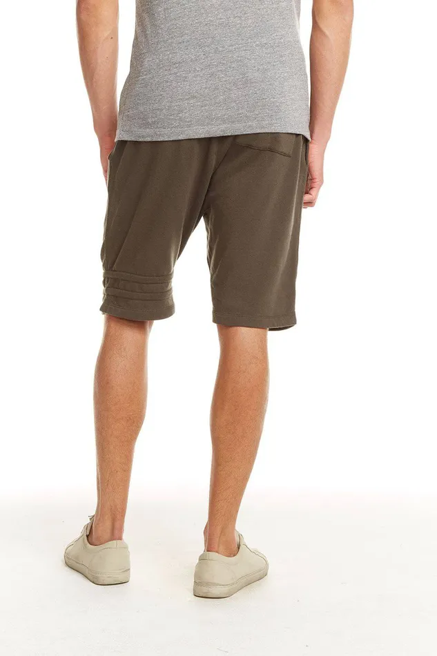 Bottoms Chaser Brand Mens COTTON FLEECE SHORTS W STRAPPINGS