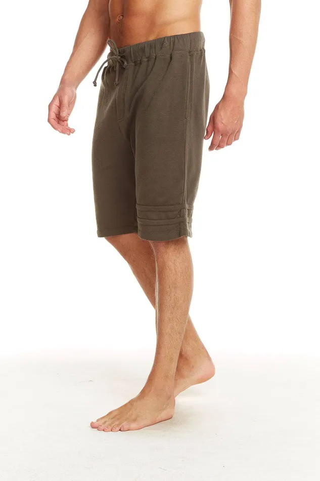 Bottoms Chaser Brand Mens COTTON FLEECE SHORTS W STRAPPINGS