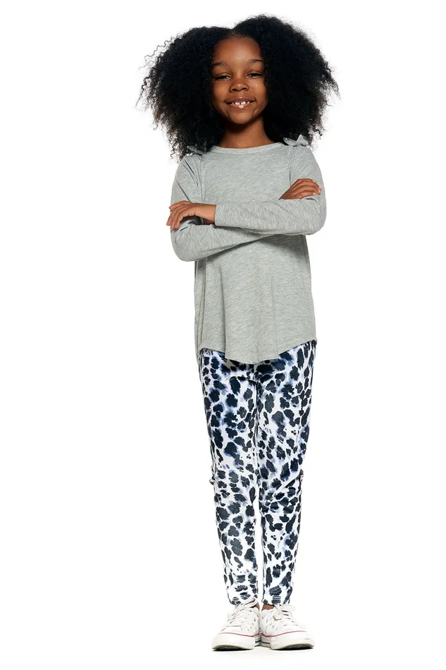 Bottoms Girls Chaser Brand Stretch Velvet Classic Legging Bottoms Girls Chaser Brand Stretch Velvet Classic Legging