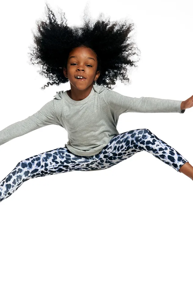 Bottoms Girls Chaser Brand Stretch Velvet Classic Legging Bottoms Girls Chaser Brand Stretch Velvet Classic Legging