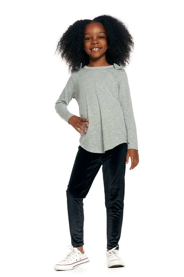 Bottoms Stretch Velvet Classic Legging Chaser Brand Girls Bottoms Stretch Velvet Classic Legging Chaser Brand Girls