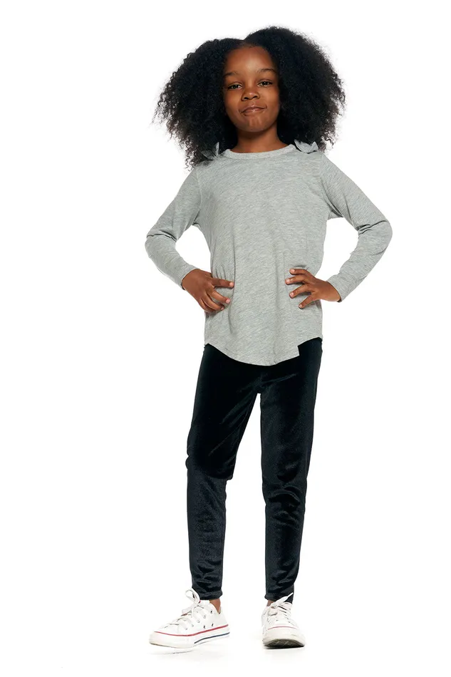 Bottoms Stretch Velvet Classic Legging Chaser Brand Girls Bottoms Stretch Velvet Classic Legging Chaser Brand Girls