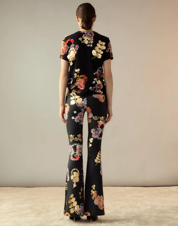 Bottoms Women Cynthia Rowley Bonded Fit And Flare Pants