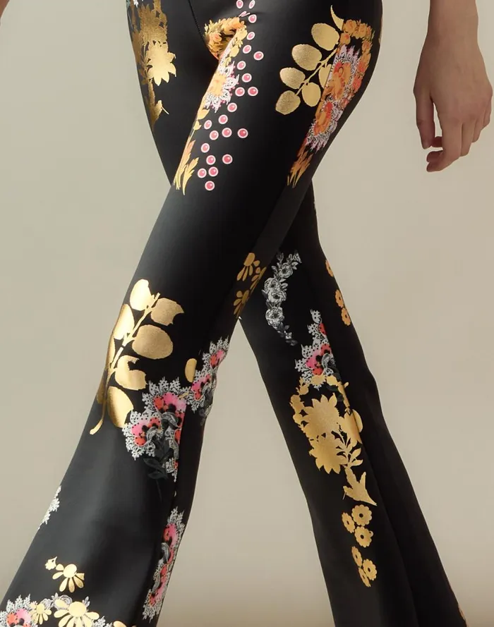 Bottoms Women Cynthia Rowley Bonded Fit And Flare Pants