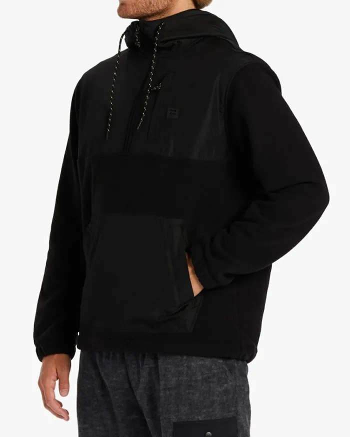 Boundary Graphene HalfZip Fleece Black Heather Men Billabong Hoodies and Fleece