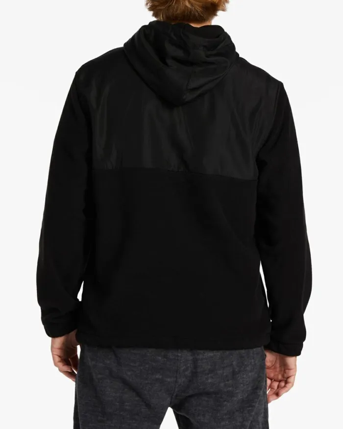 Boundary Graphene HalfZip Fleece Black Heather Men Billabong Hoodies and Fleece