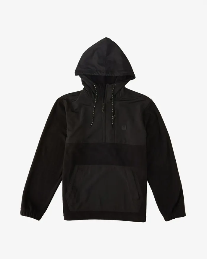 Boundary Graphene HalfZip Fleece Black Heather Men Billabong Hoodies and Fleece
