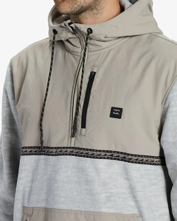 Boundary Graphene HalfZip Fleece Oatmeal Heather Men Billabong Hoodies and Fleece