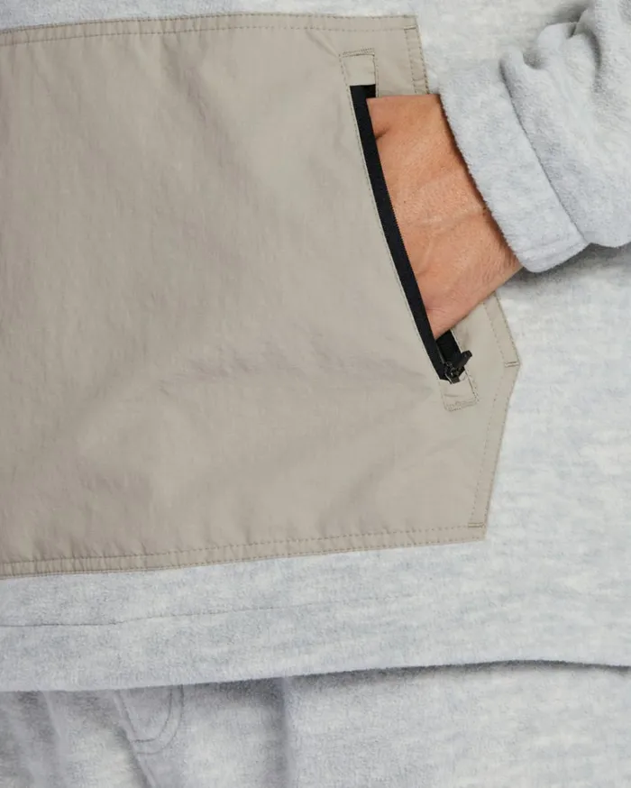 Boundary Graphene HalfZip Fleece Oatmeal Heather Men Billabong Hoodies and Fleece