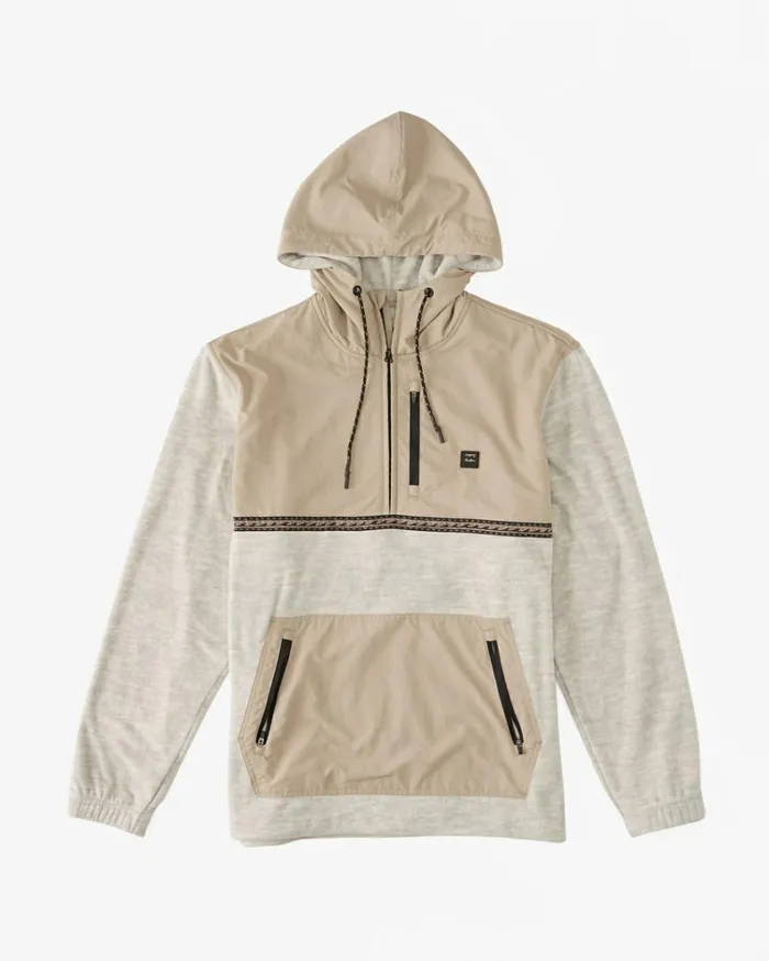 Boundary Graphene HalfZip Fleece Oatmeal Heather Men Billabong Hoodies and Fleece
