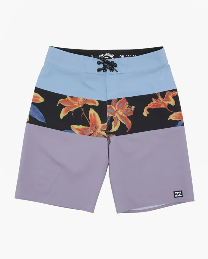 Boy039s Tribong Pro Performance 17034 Boardshorts Blue MenKids Billabong Short Length