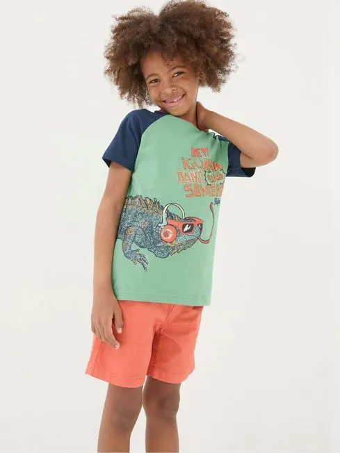 Boys Fatface TShirts and Polos Green Creature Graphic TShirt