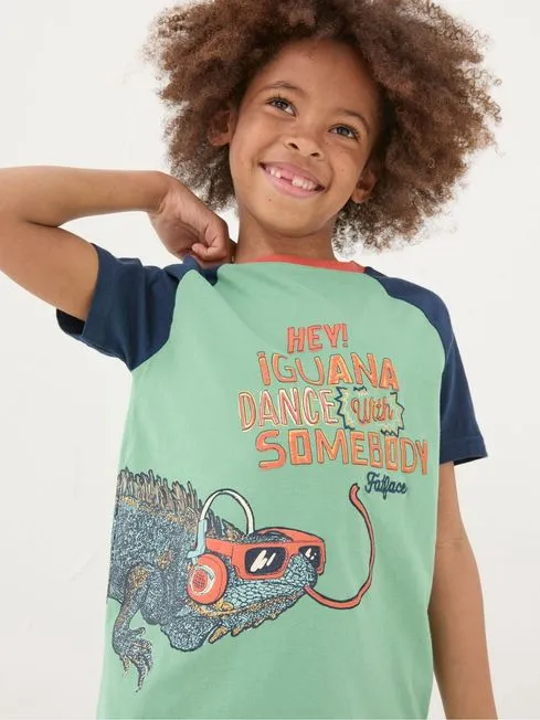 Boys Fatface TShirts and Polos Green Creature Graphic TShirt