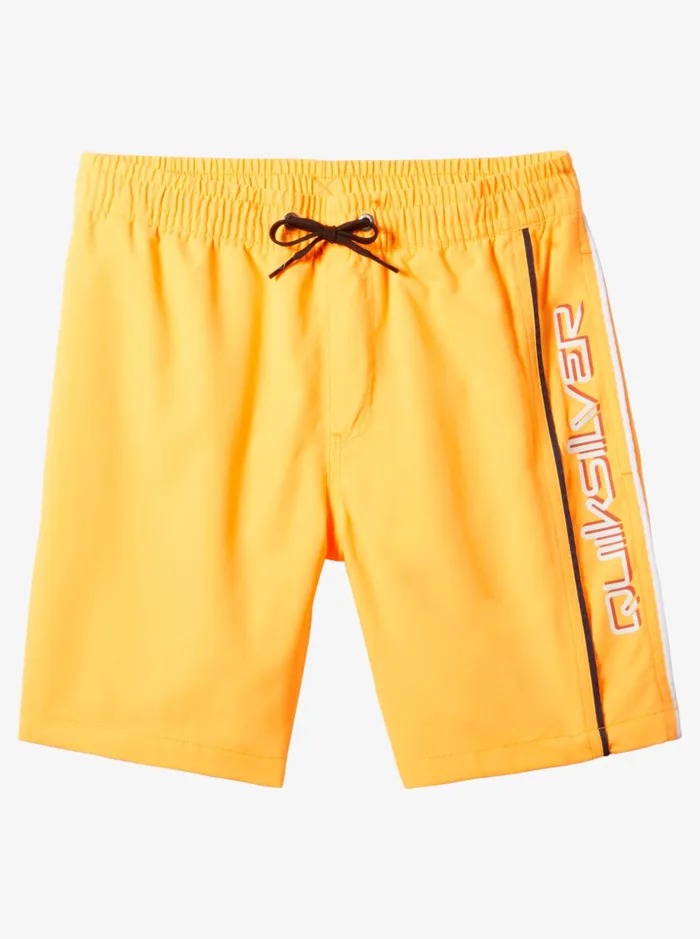 Boys Quiksilver Boardshorts Boy039s 816 Everyday Vert 15034 Volleys Orange Pop