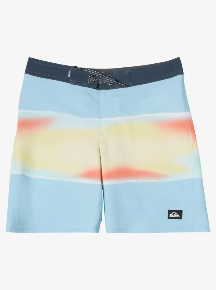 Boys Quiksilver Boardshorts Boy039s 816 Surfsilk Air Brush 16034 Boardshorts Sky Blue
