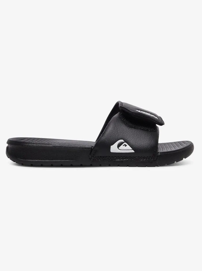 Boys Quiksilver Sandals Boy039s 816 Bright Coast Adjust Sliders Blackwhiteblack Boys Quiksilver Sandals Boy039s 816 Bright Coast Adjust Sliders Blackwhiteblack
