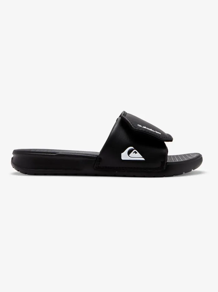 Boys Quiksilver Sandals Boy039s 816 Bright Coast Adjust Sliders Blackwhiteblack Boys Quiksilver Sandals Boy039s 816 Bright Coast Adjust Sliders Blackwhiteblack