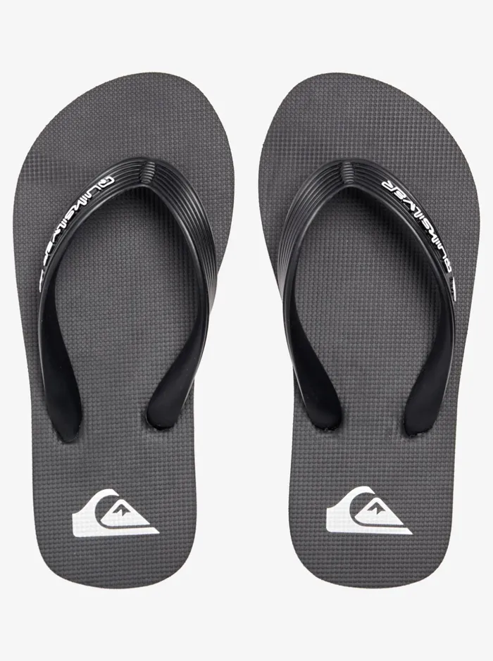 Boys Quiksilver Sandals Boy039s 816 Molokai Core FlipFlops Black 1 Boys Quiksilver Sandals Boy039s 816 Molokai Core FlipFlops Black 1