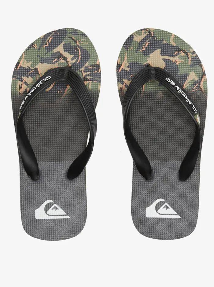 Boys Quiksilver Sandals Boy039s 816 Molokai FlipFlops Green 1 Boys Quiksilver Sandals Boy039s 816 Molokai FlipFlops Green 1