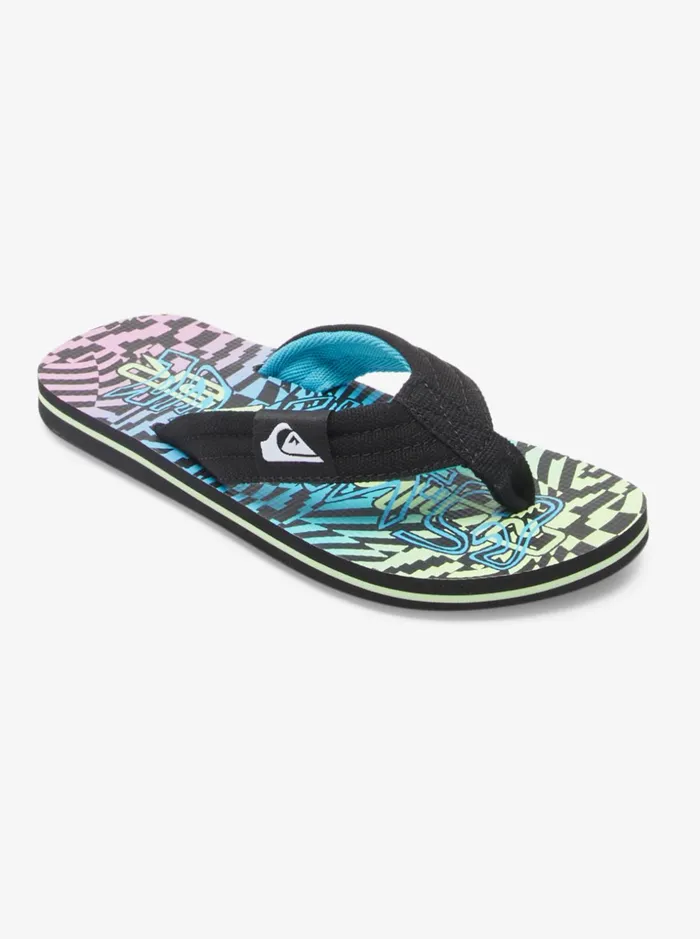 Boys Quiksilver Sandals Boy039s 816 Molokai Layback Sandals Blackpinkblue