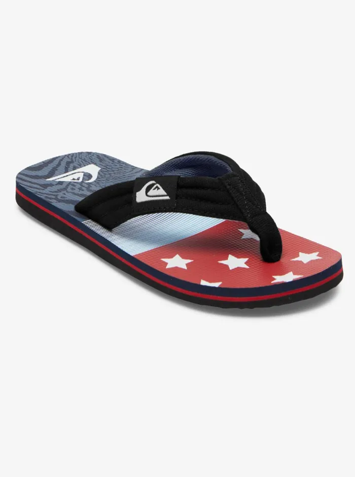 Boys Quiksilver Sandals Boy039s 816 Molokai Layback Sandals Blue 3