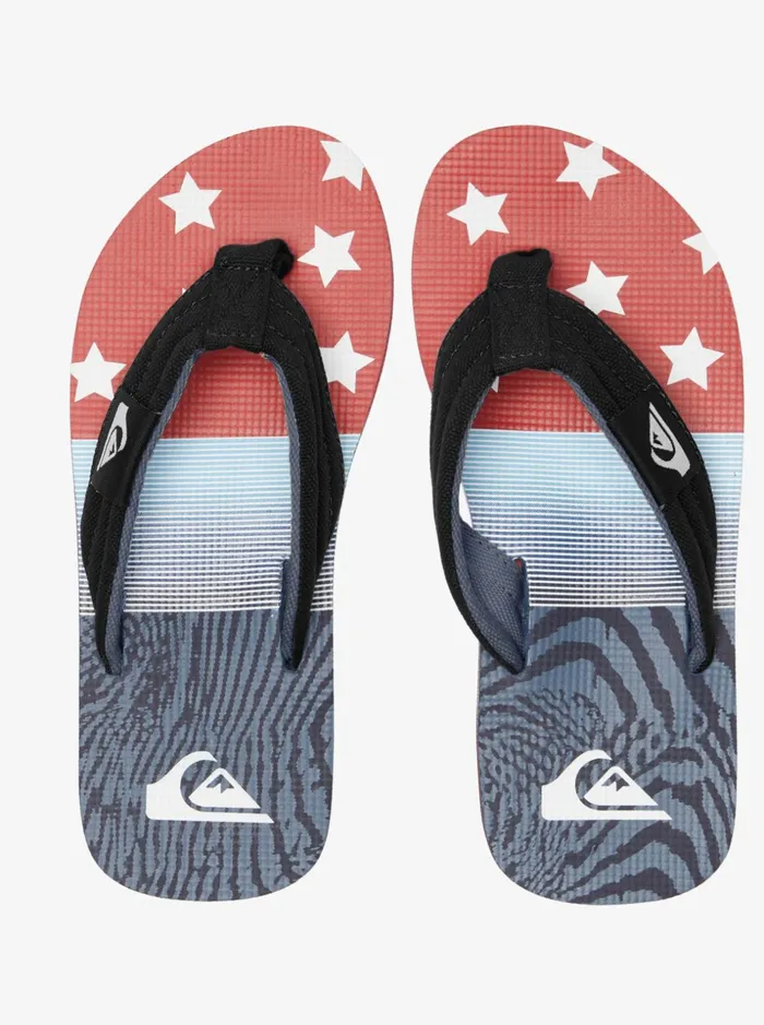 Boys Quiksilver Sandals Boy039s 816 Molokai Layback Sandals Blue 3 Boys Quiksilver Sandals Boy039s 816 Molokai Layback Sandals Blue 3