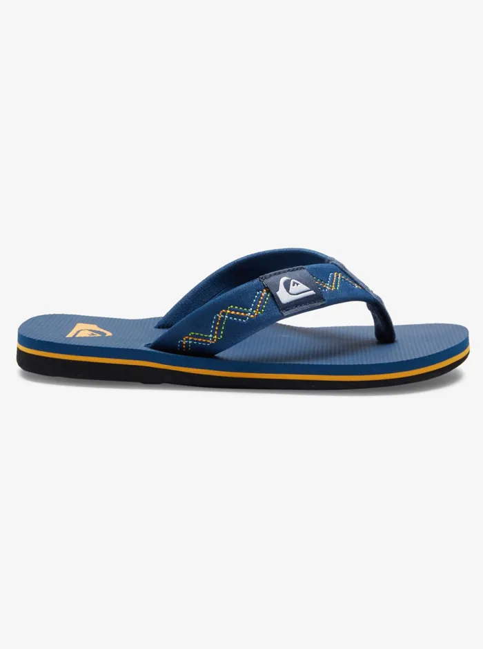 Boys Quiksilver Sandals Boy039s 816 Molokai Stitchy Sandals Blue 1 Boys Quiksilver Sandals Boy039s 816 Molokai Stitchy Sandals Blue 1