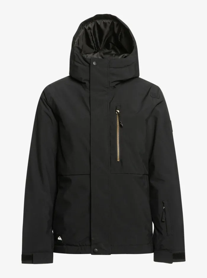 Boys Quiksilver Snow Jackets Boy039s 816 Mission Solid Insulated Snow Jacket True Black Boys Quiksilver Snow Jackets Boy039s 816 Mission Solid Insulated Snow Jacket True Black