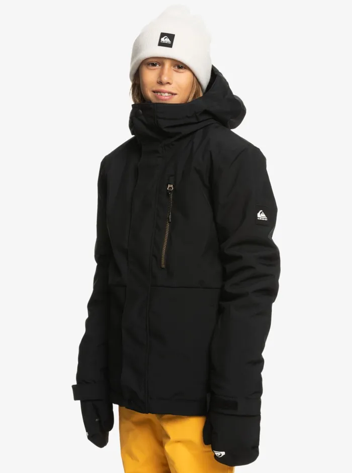 Boys Quiksilver Snow Jackets Boy039s 816 Mission Solid Insulated Snow Jacket True Black Boys Quiksilver Snow Jackets Boy039s 816 Mission Solid Insulated Snow Jacket True Black