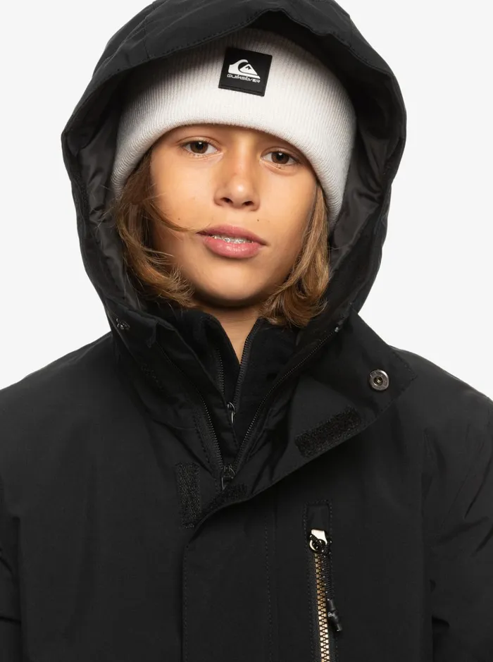 Boys Quiksilver Snow Jackets Boy039s 816 Mission Solid Insulated Snow Jacket True Black Boys Quiksilver Snow Jackets Boy039s 816 Mission Solid Insulated Snow Jacket True Black