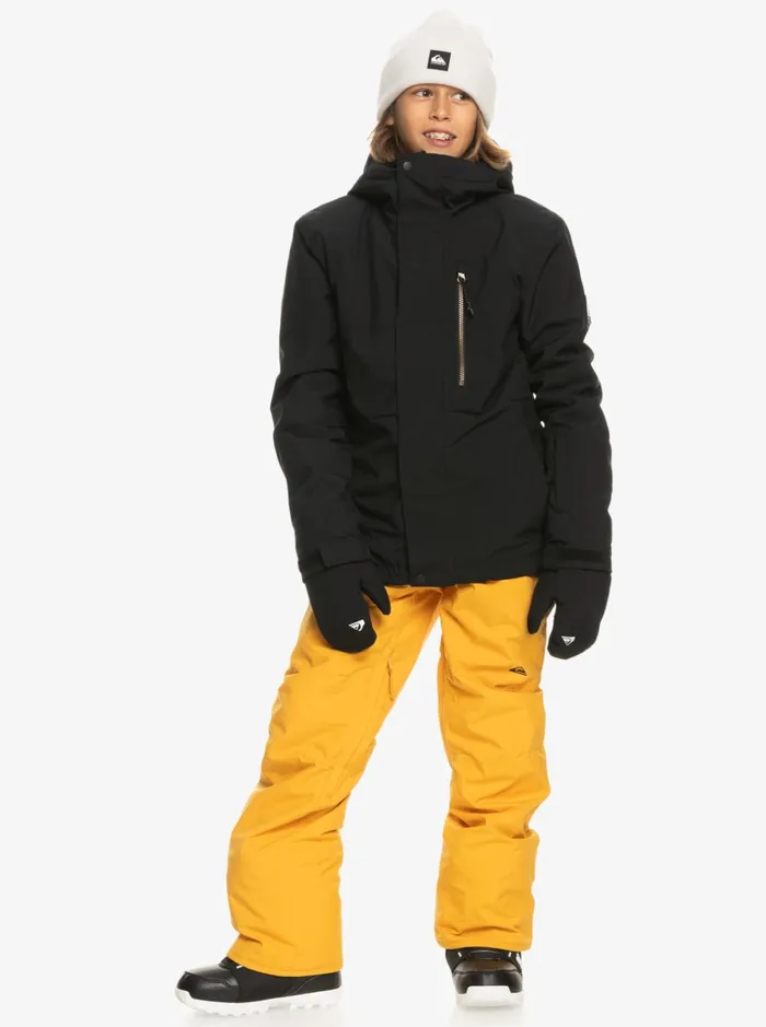 Boys Quiksilver Snow Jackets Boy039s 816 Mission Solid Insulated Snow Jacket True Black Boys Quiksilver Snow Jackets Boy039s 816 Mission Solid Insulated Snow Jacket True Black