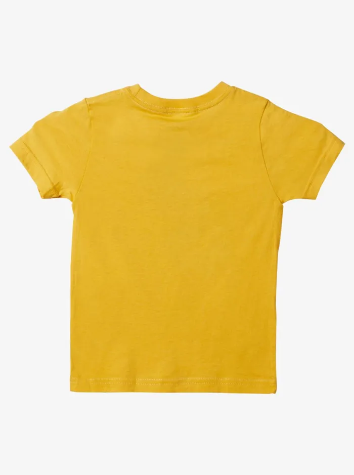 Boys Quiksilver Tees Boy039s 27 Wheelin TShirt Yolk Yellow Boys Quiksilver Tees Boy039s 27 Wheelin TShirt Yolk Yellow