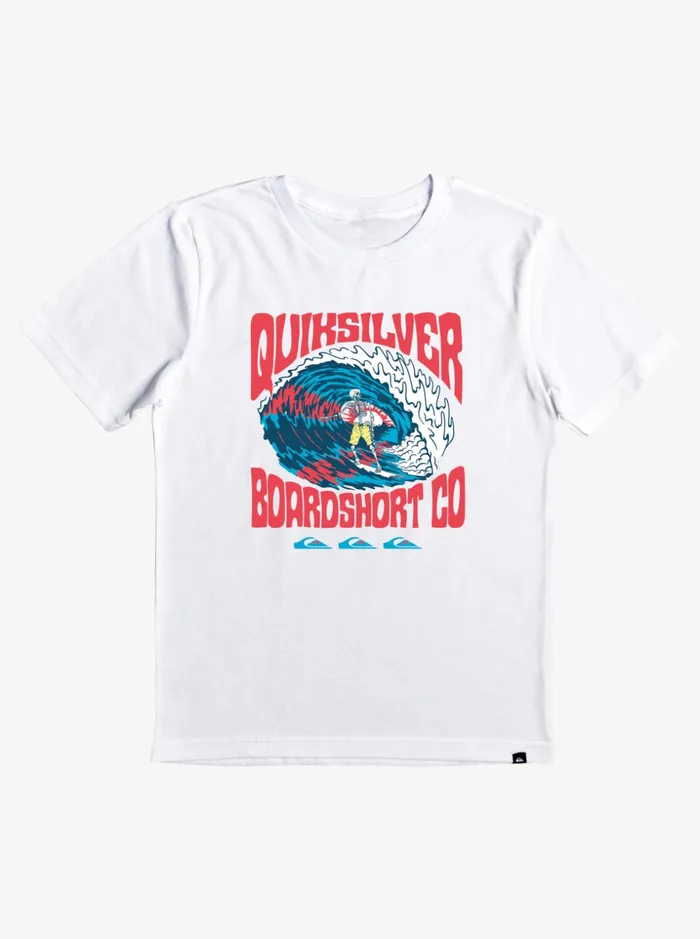 Boys Quiksilver Tees Boy039s 816 Higher Life Tshirt White