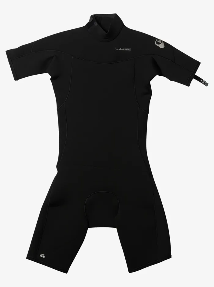 Boys Quiksilver Wetsuits Boy039s 816 22mm Everyday Sessions Short Sleeve Back Zip Springsuit Black
