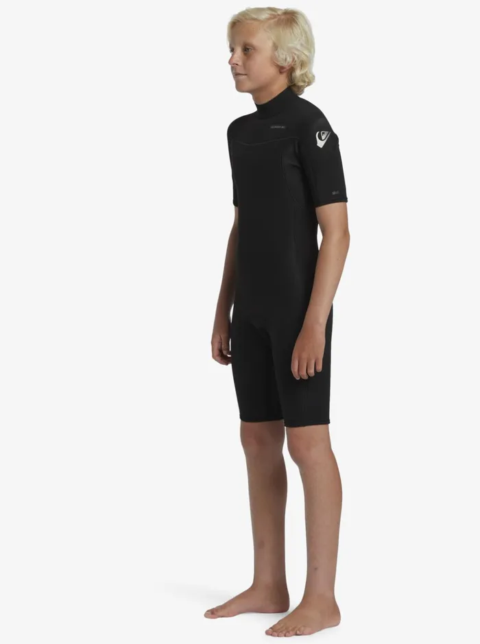 Boys Quiksilver Wetsuits Boy039s 816 22mm Everyday Sessions Short Sleeve Back Zip Springsuit Black Boys Quiksilver Wetsuits Boy039s 816 22mm Everyday Sessions Short Sleeve Back Zip Springsuit Black
