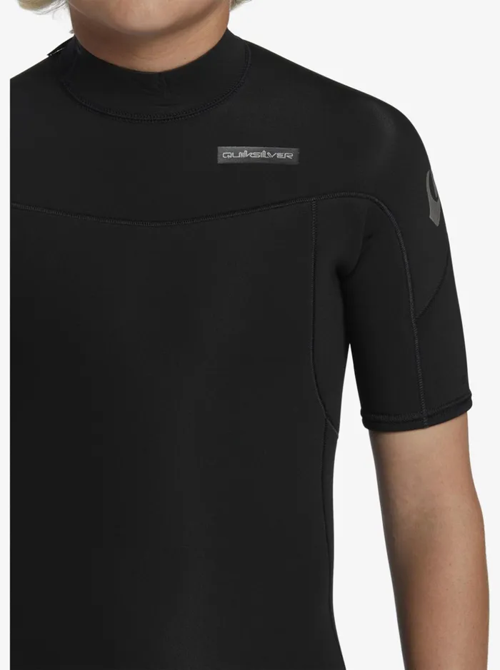 Boys Quiksilver Wetsuits Boy039s 816 22mm Everyday Sessions Short Sleeve Back Zip Springsuit Black Boys Quiksilver Wetsuits Boy039s 816 22mm Everyday Sessions Short Sleeve Back Zip Springsuit Black