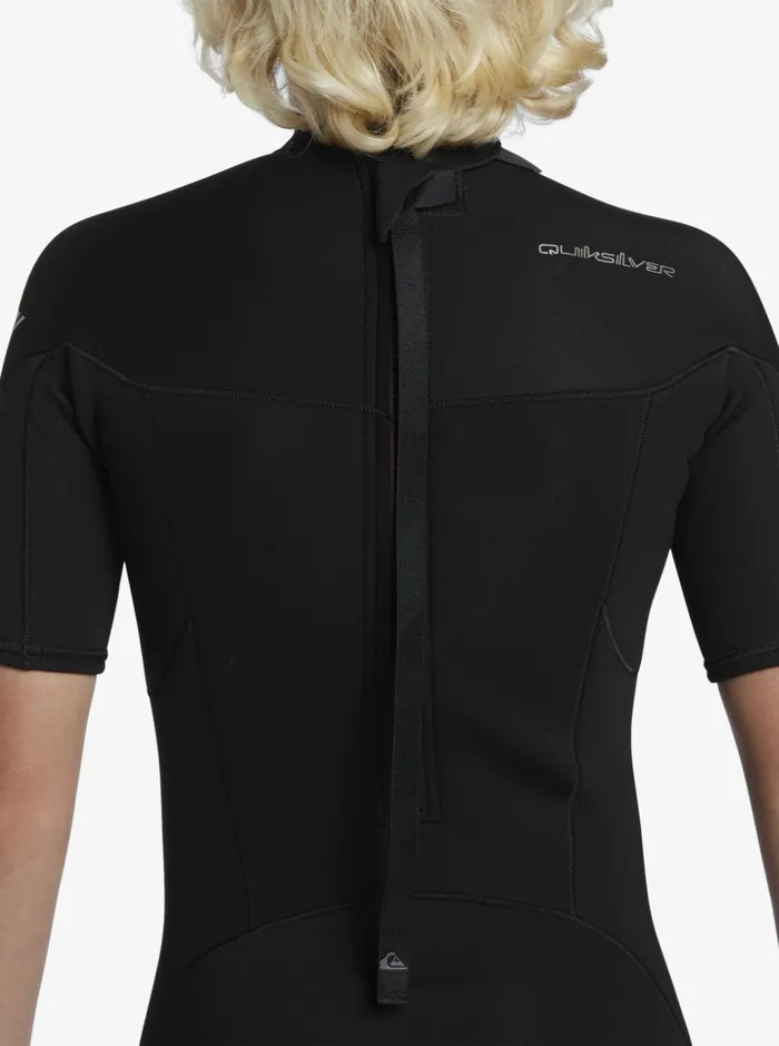 Boys Quiksilver Wetsuits Boy039s 816 22mm Everyday Sessions Short Sleeve Back Zip Springsuit Black Boys Quiksilver Wetsuits Boy039s 816 22mm Everyday Sessions Short Sleeve Back Zip Springsuit Black